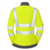 Leo Workwear Elberry Class 2 Hi-Vis Yellow Women's 1/4 Zip Sweatshirt Leo Workwear Elberry Class 2 Hi-Vis Yellow Women's 1/4 Zip Sweatshirt